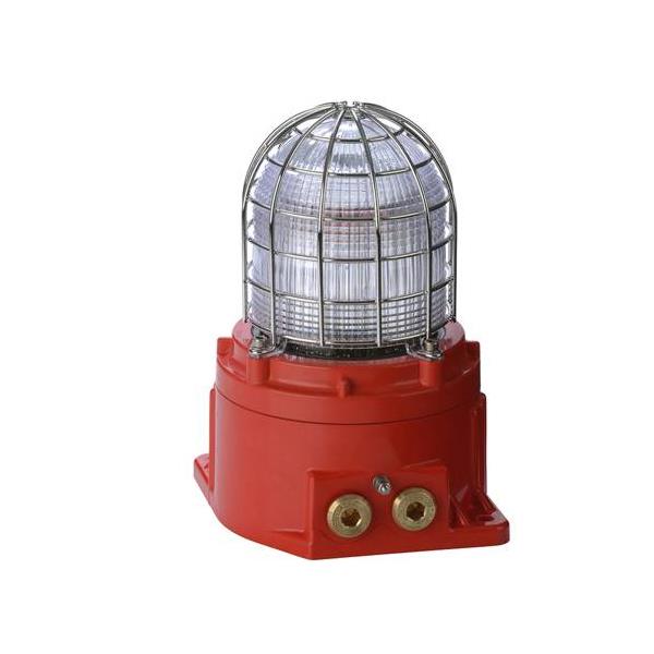 STEXB2RT1024AS2R.7 E2S STEXB2RT1024AS2R/C Ex Rot. Beacon STExB2 RT1  24vDC CLEAR 20w Halogen IP66 SS316 Ex-db-IIC-Gb-T6